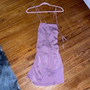 Kendall and Kylie satin dress